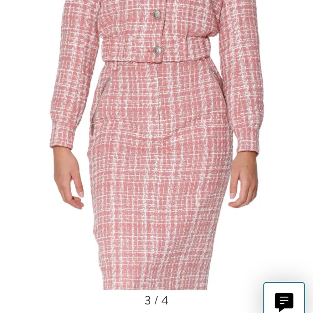 Walter Baker Nadia Boucle Skirt